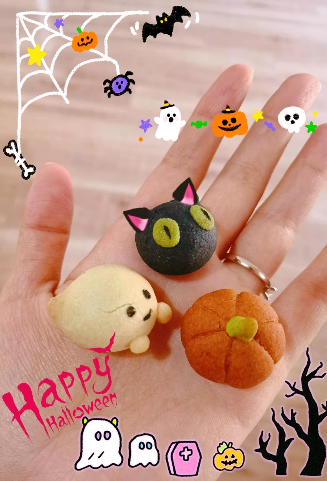 🎃万圣节小怪物们来袭㊙️用勺子舀着吃的小酥饼~