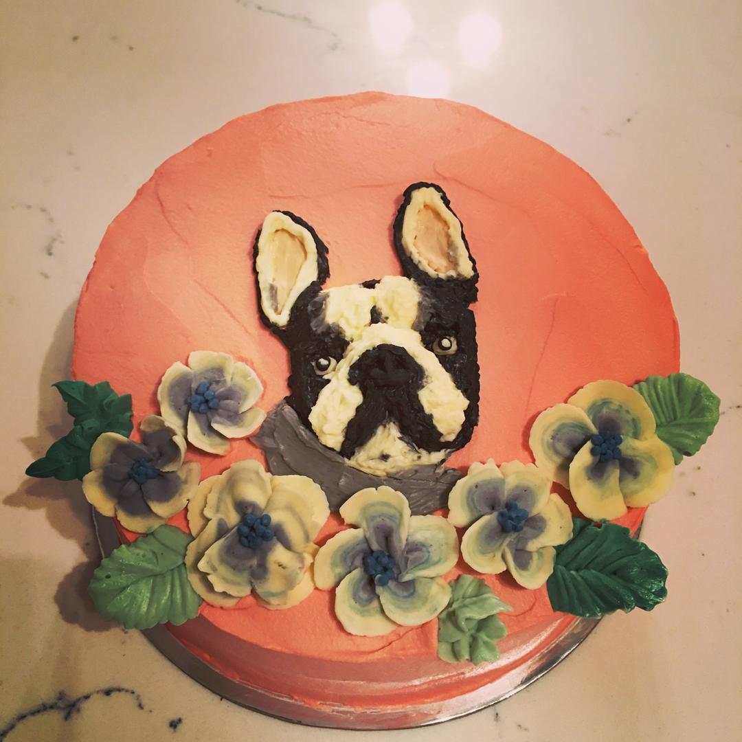 sesi生活要快进做的本命年斗牛浮雕彩绘蛋糕