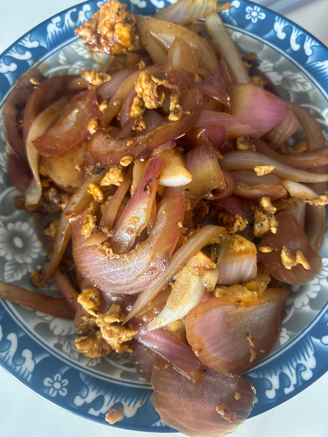 降压防癌的好食材  洋葱炒鸡蛋