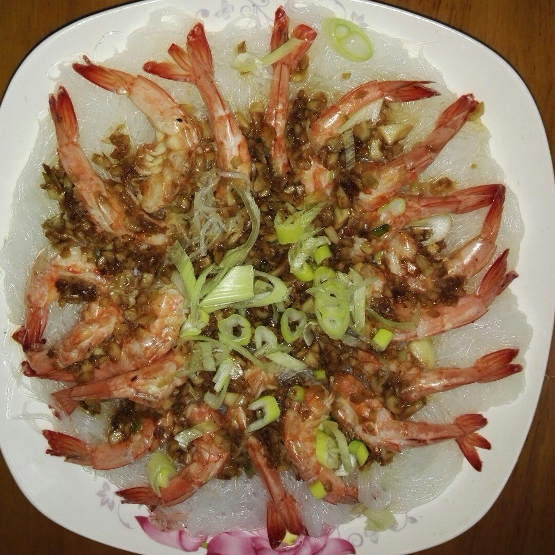 蒜蓉粉丝蒸虾