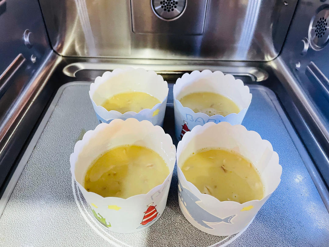 🍰0糖油微波炉“燕麦麸蛋糕”