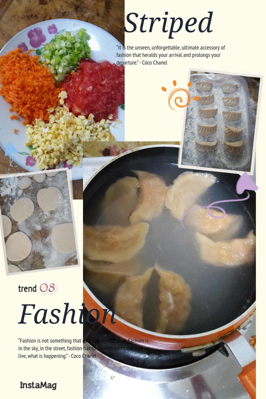 西红柿鸡蛋饺子