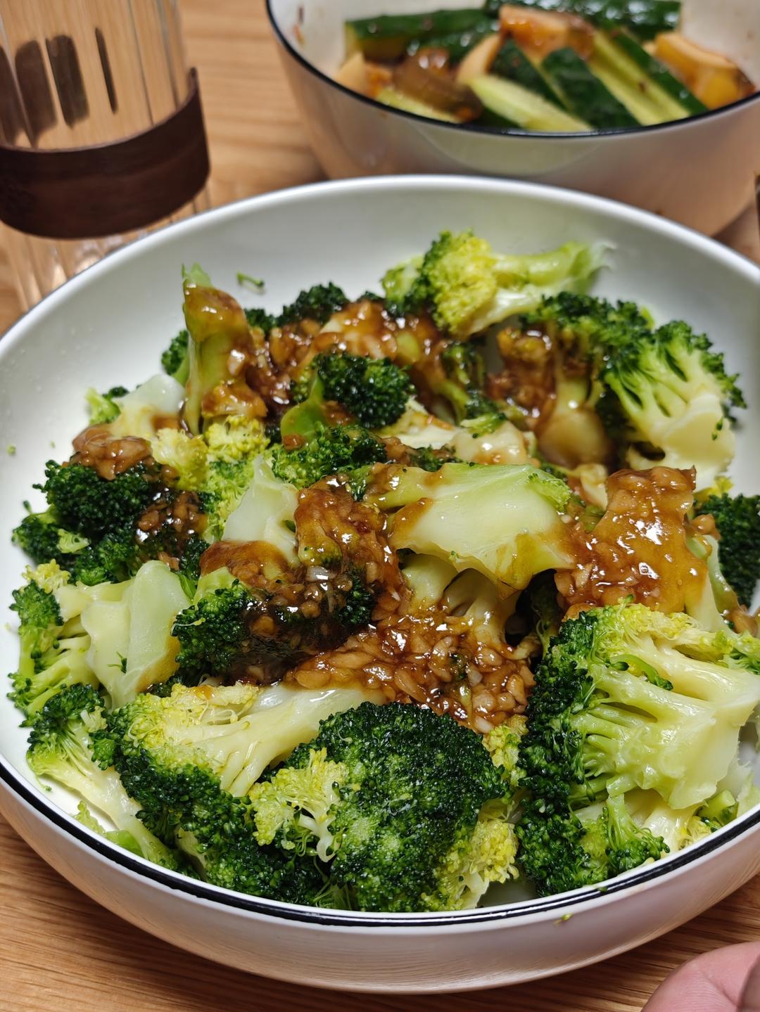 高大上💯超简单蒜蓉蚝油西兰花❗️鲜香营养丰富✅家常菜宴客菜