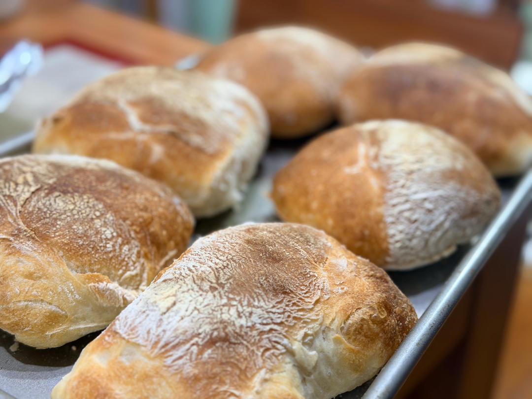 意大利恰巴塔初体验｜无糖少油面包｜波兰种｜大水量