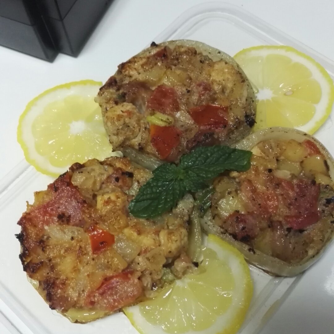 洋葱圈蛋饼