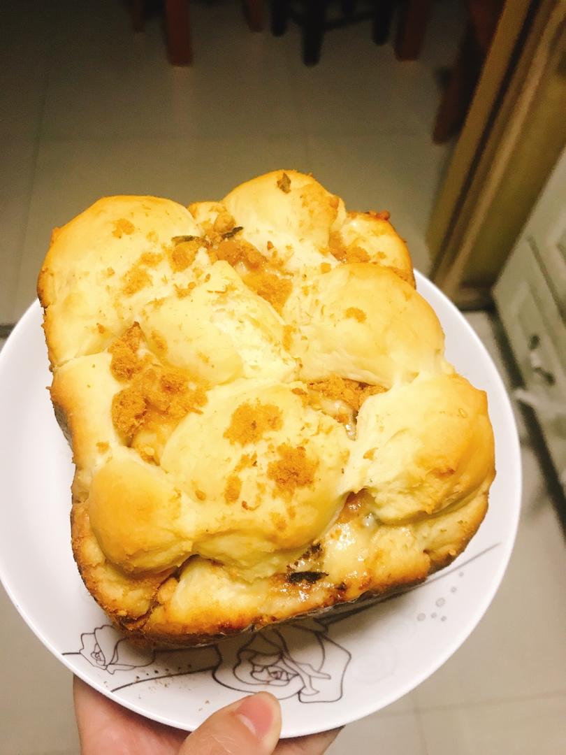 面包机做木糖醇手撕肉松面包