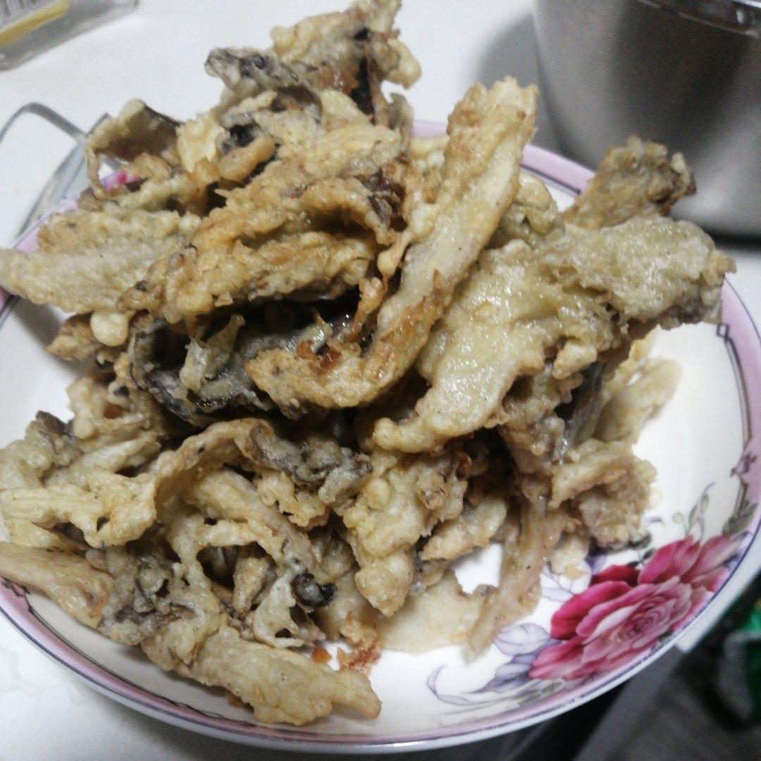 干炸蘑菇