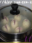 紫薯开花馒头的做法 步骤11