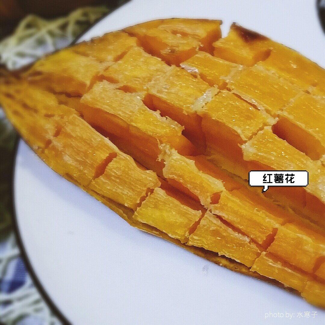 烤红薯花的做法