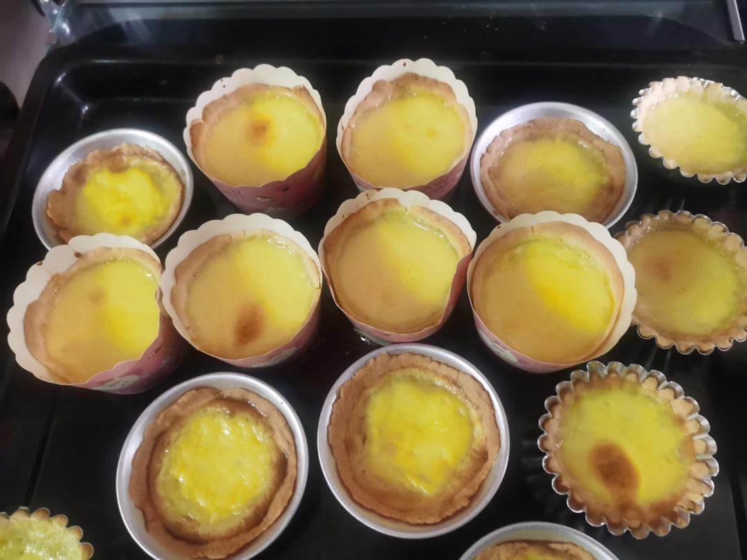 【酥到掉渣--德式布丁蛋挞】