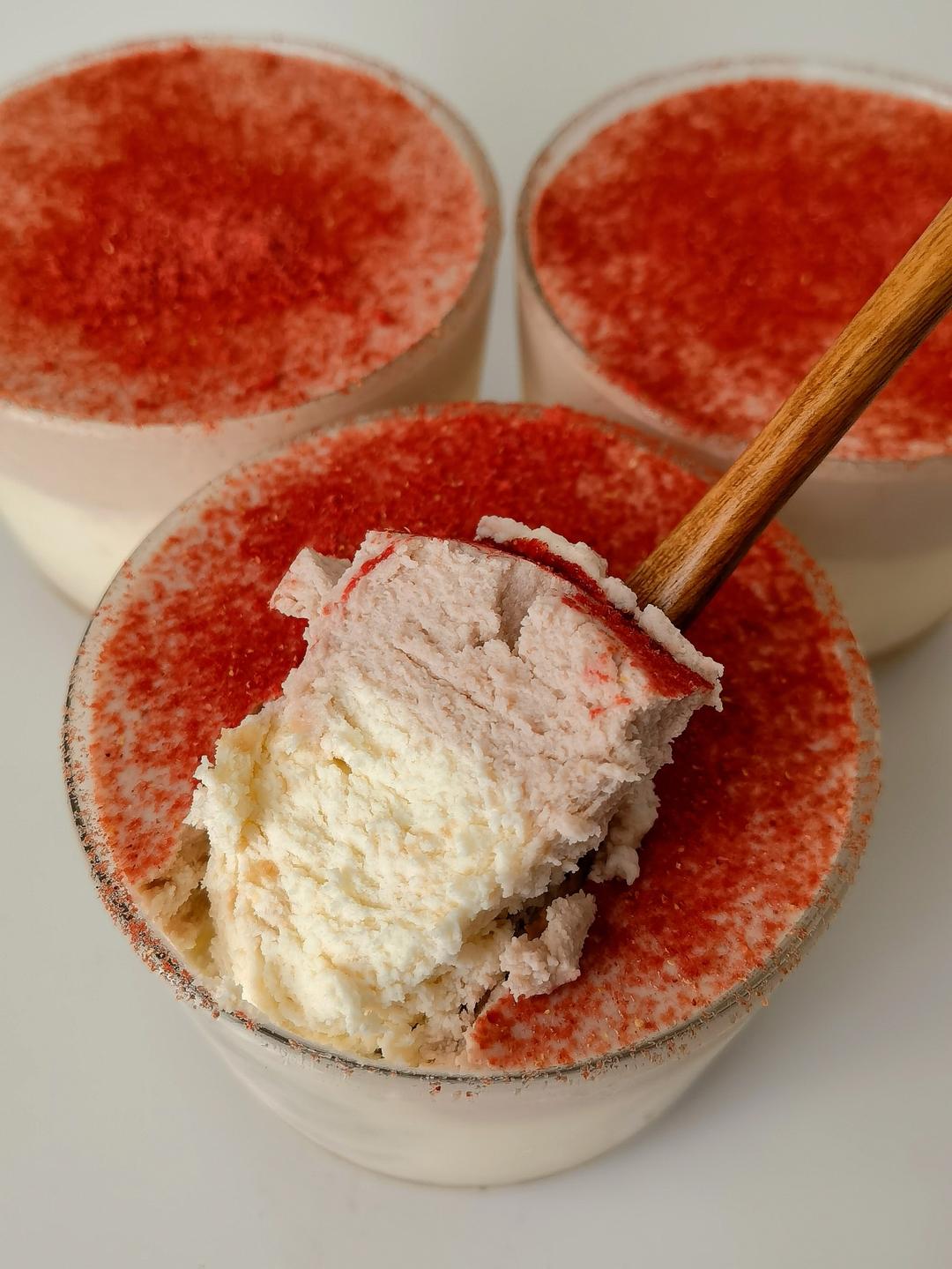 lemon52柠做的草莓牛乳冻芝士蛋糕仙女的甜美下午茶