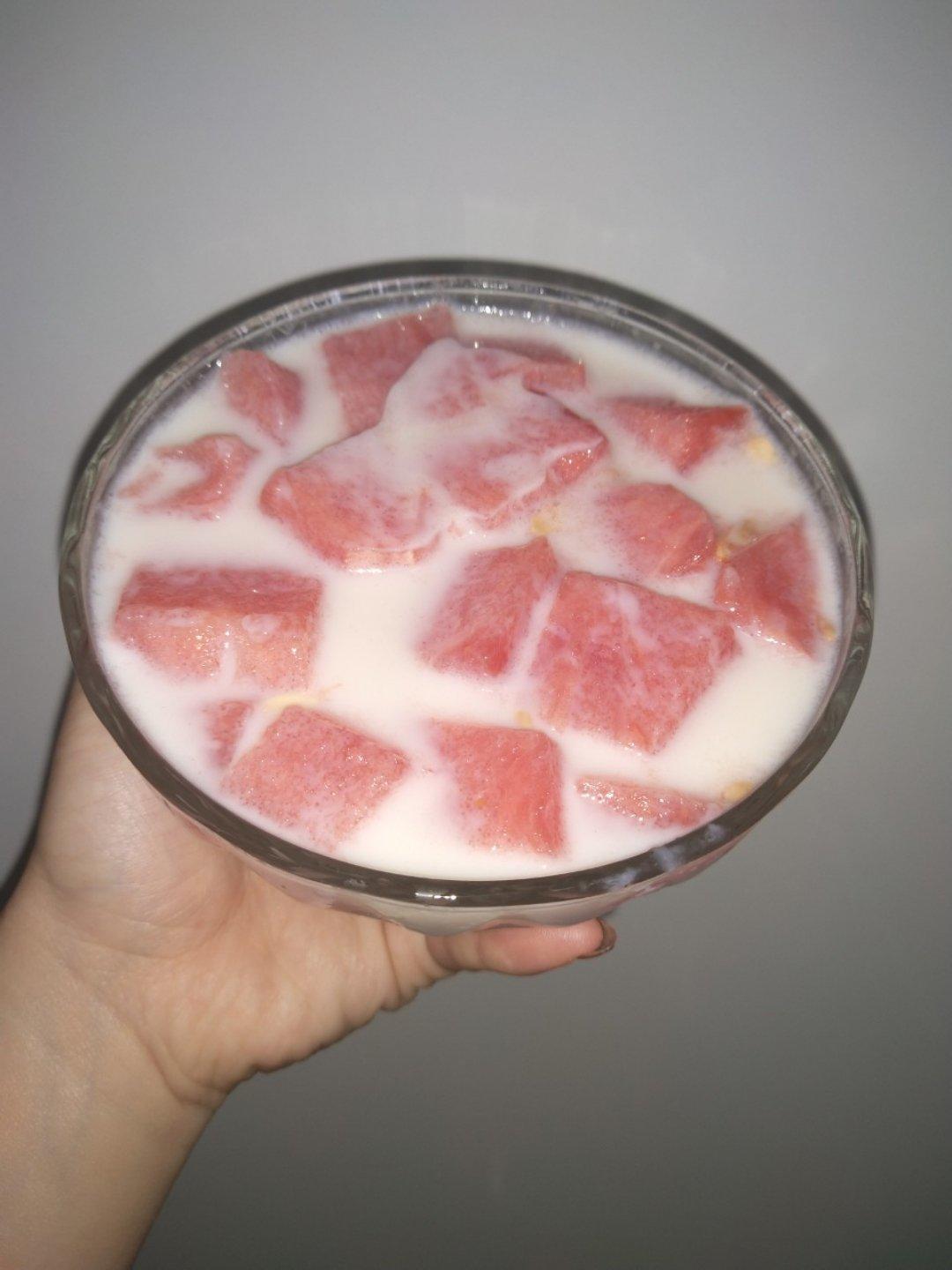 西瓜椰奶布丁