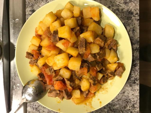 番茄土豆炖牛腩