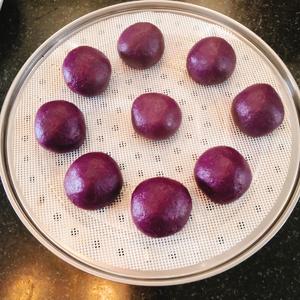 紫薯巧克力流心糯米糍的做法 步骤6