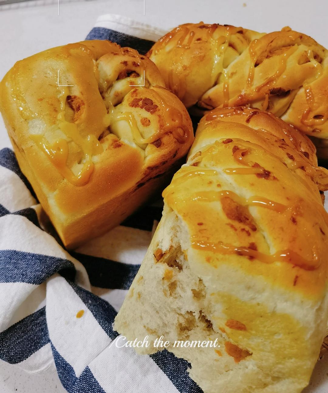 咸香松软～保姆级教程‼️葱香肉松手撕吐司