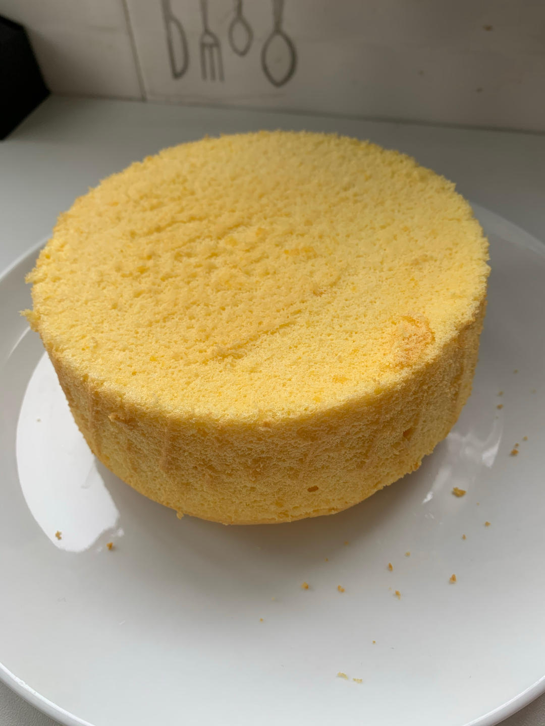 超柔软6寸戚风蛋糕(附8寸配方)零失败 超详细‼️含操作视频