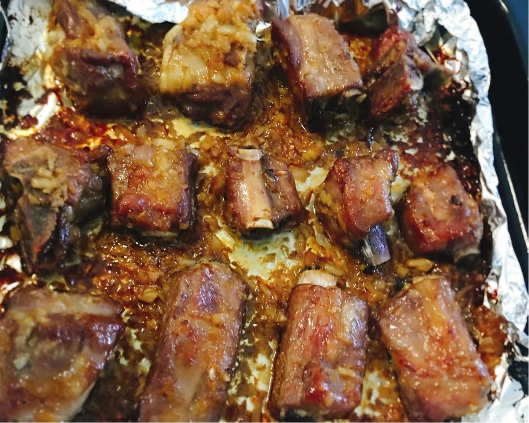 香到骨头里的蒜香排骨（烤箱）