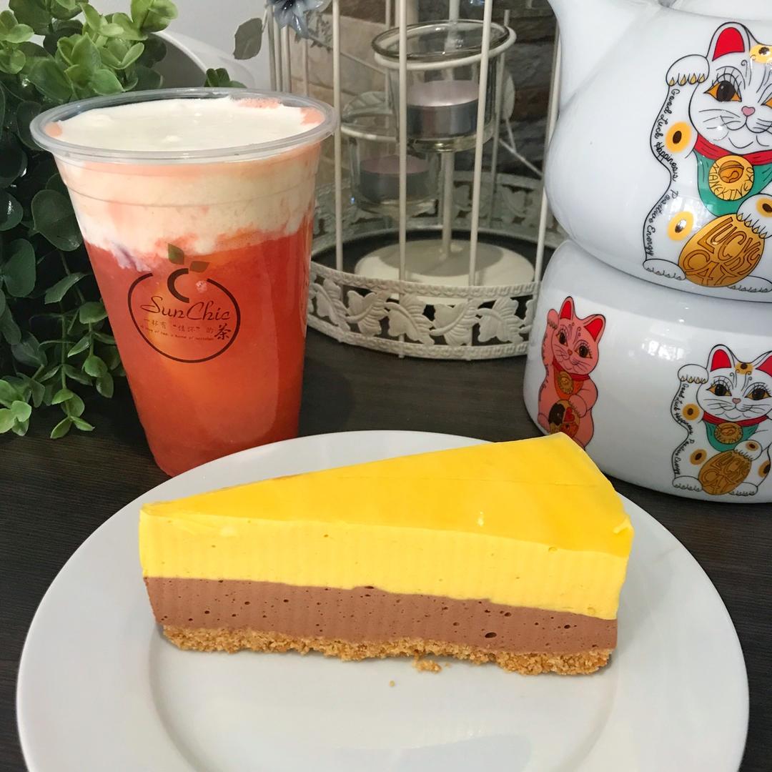 巧克力芒果慕斯