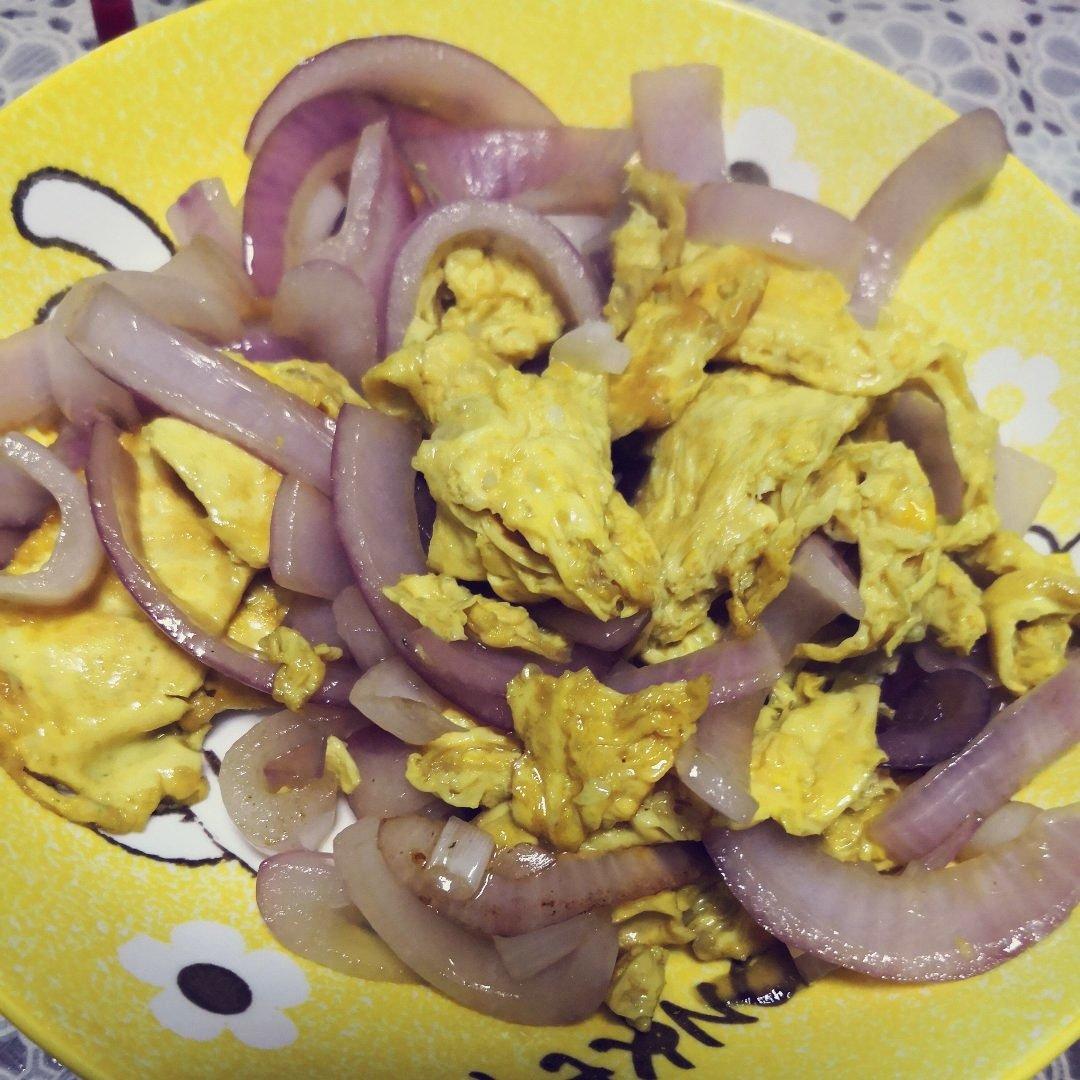 洋葱炒鸡蛋