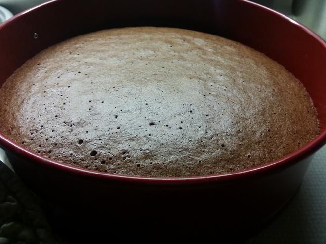 巧克力蛋糕或red velvet cake雏形的做法