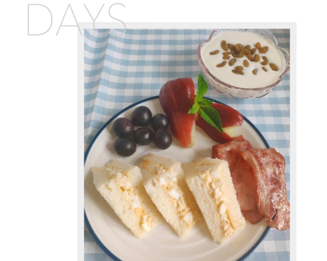 快手又美味的鸡蛋三明治🥪的做法