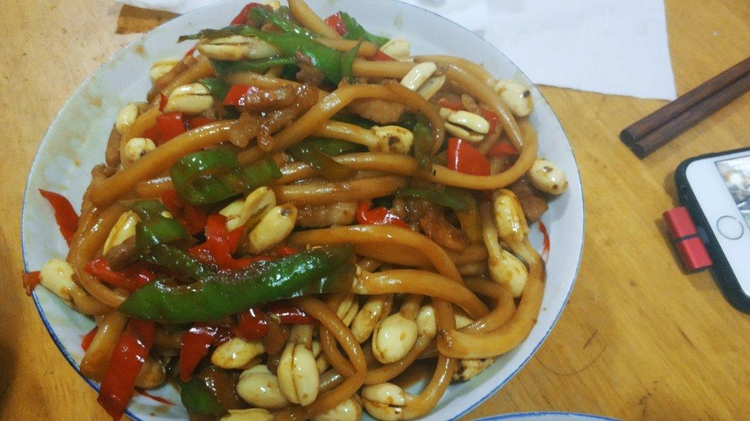 蚝油炒花生芽