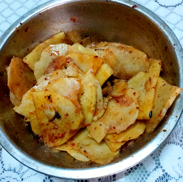 兰州风味麻辣土豆片（又名：通渭路土豆片、马三洋芋片）