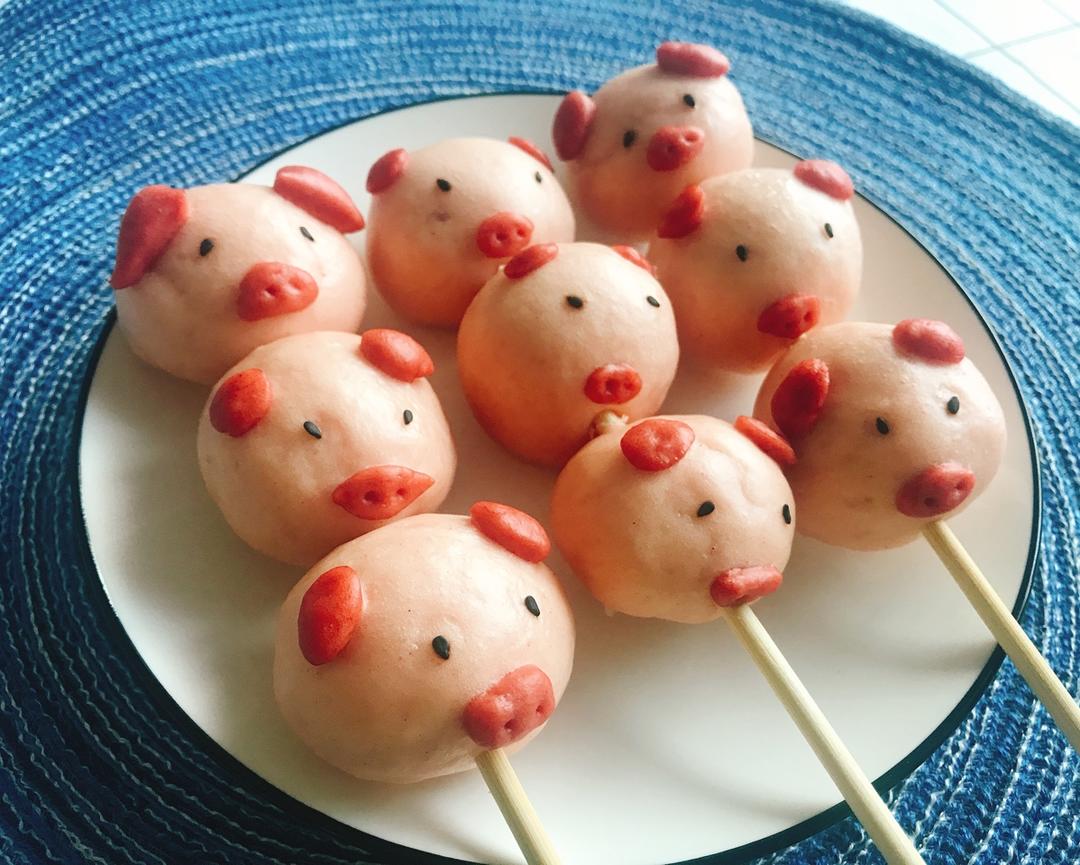 【原创】新年猪头小馒头串串