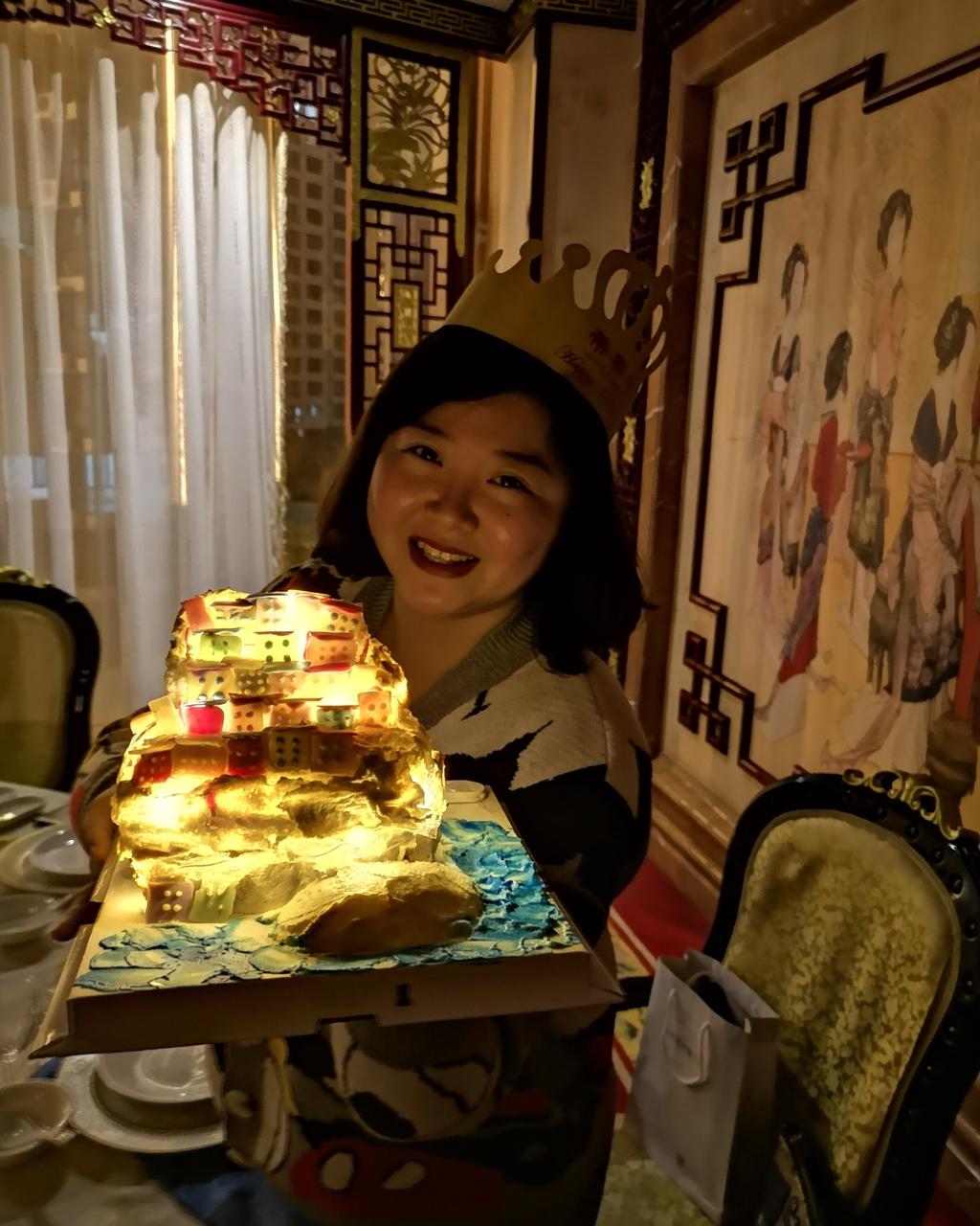 意大利小渔村场景蛋糕