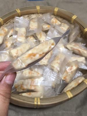 ㊙️（台湾配方）多口味可自由切换熬糖牛轧糖——椰风芒果牛轧糖的做法 步骤10