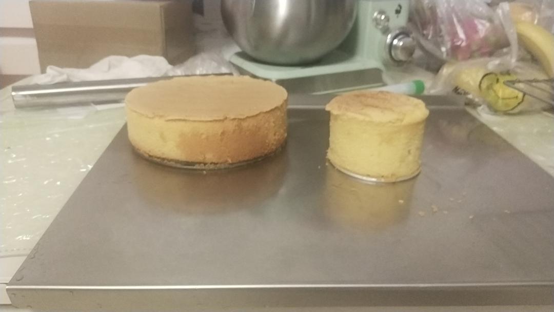 超柔软6寸戚风蛋糕(附8寸配方)零失败 超详细‼️含操作视频