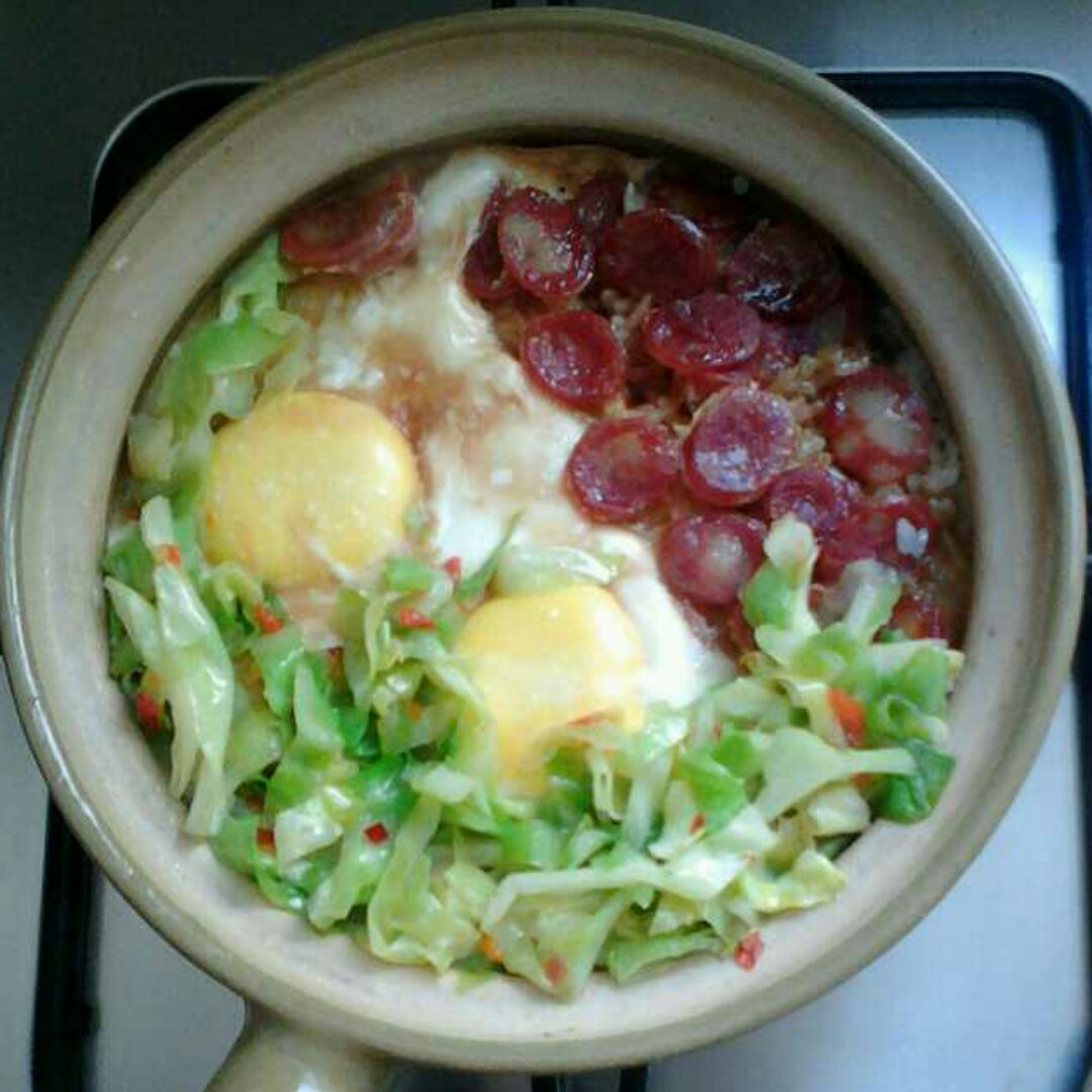 香肠煲仔饭