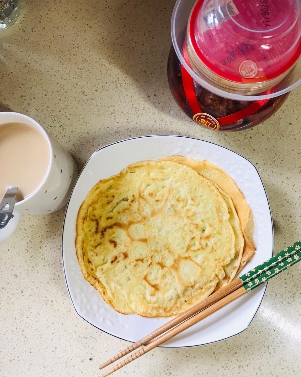 葱花蛋饼（快手营养早餐）
