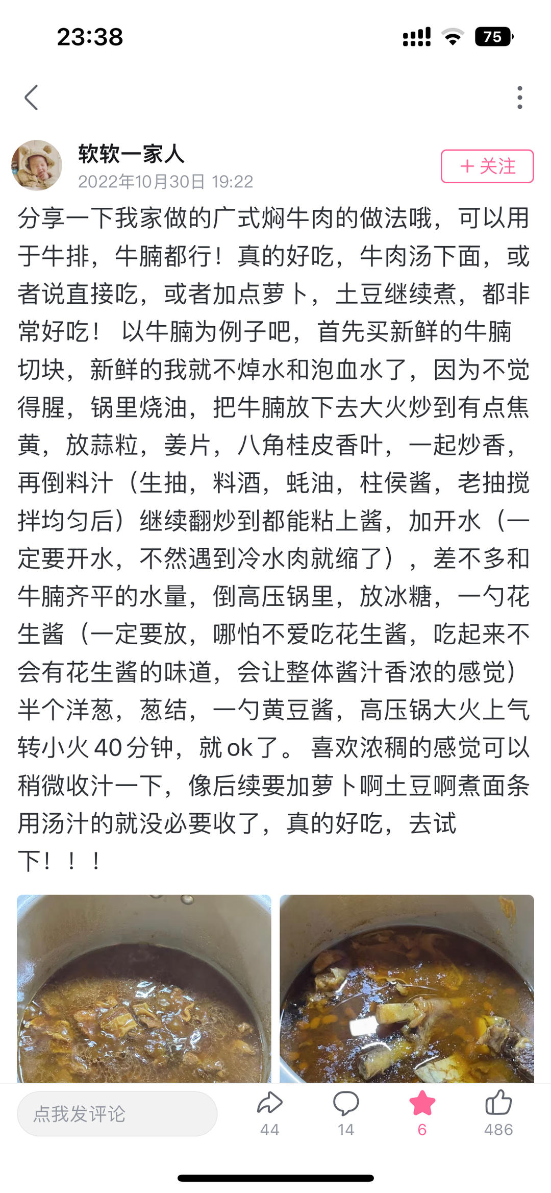 广式闷牛腩