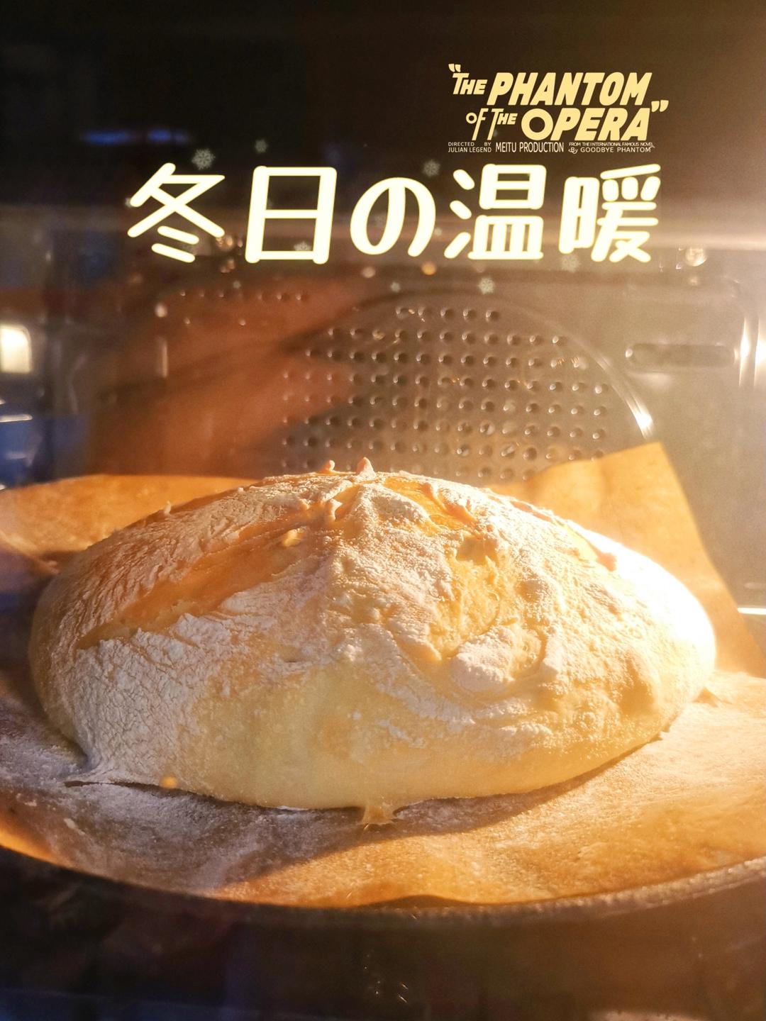 基础欧包 欧式面包 乡村欧包（免揉免出膜）
