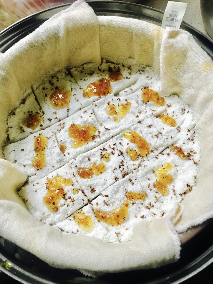 【桂花糕×蜂蜜桂花炖奶】