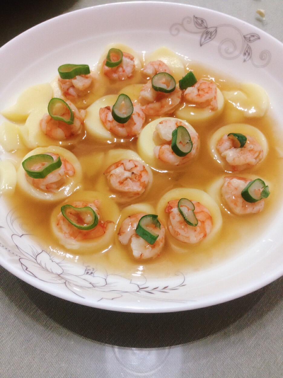 日本豆腐蒸虾仁
