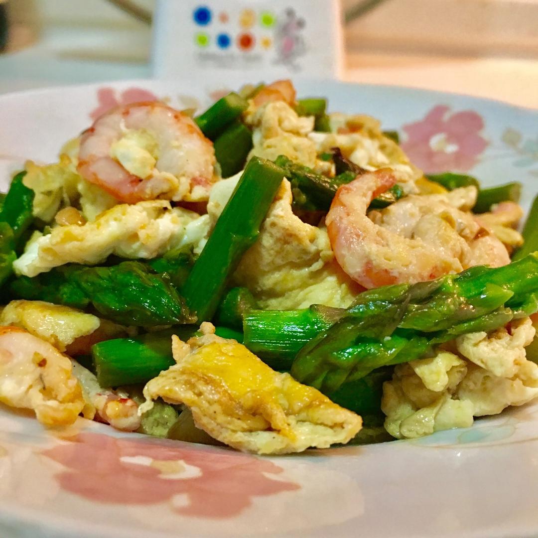 补钙快手菜—北极虾炒鸡蛋