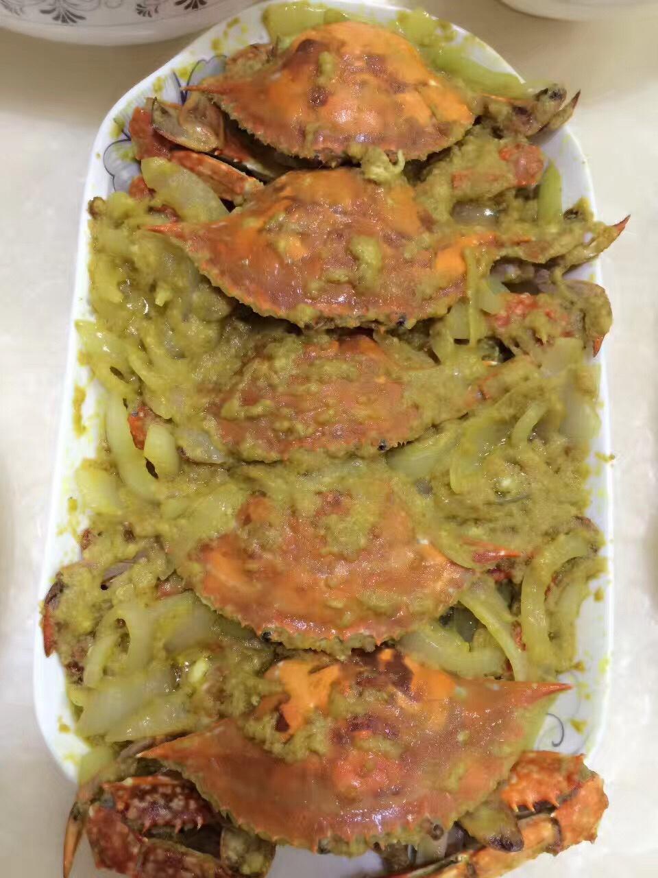 泰式黄咖喱炒蟹