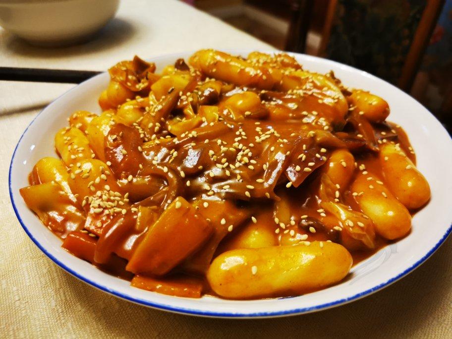 韩式辣炒年糕（or网红芝士套路之芝心年糕）