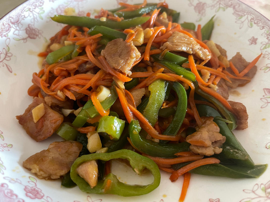 ‼️好吃到舔盘的青椒肉丝盖浇饭