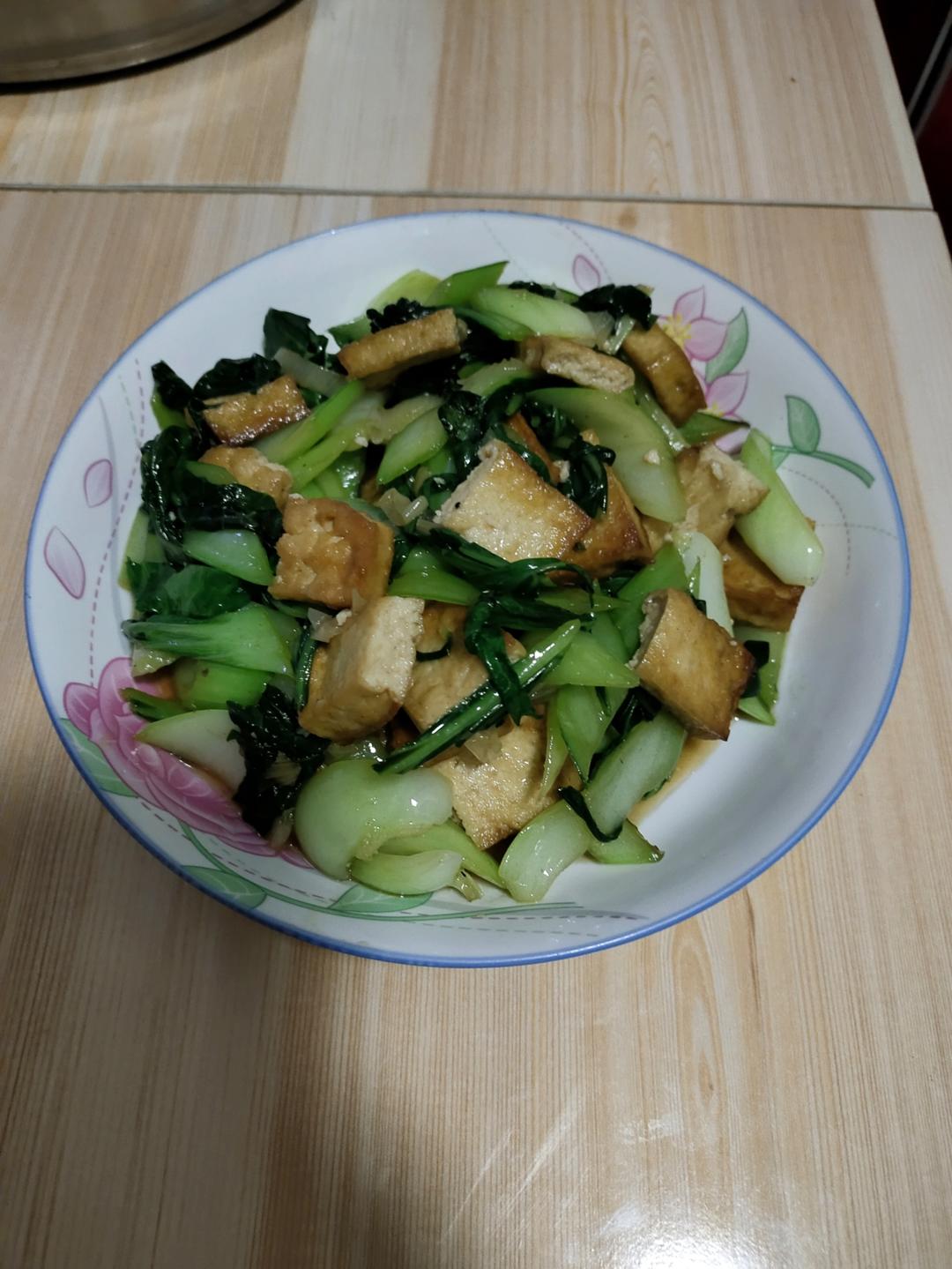 青菜炒豆腐