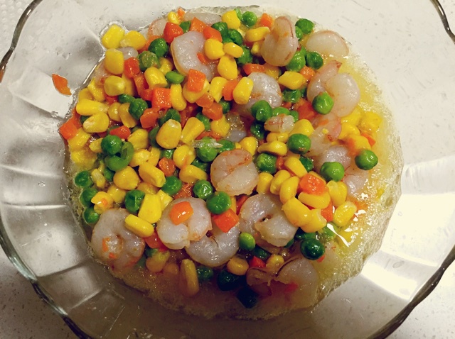 青豆玉米虾仁