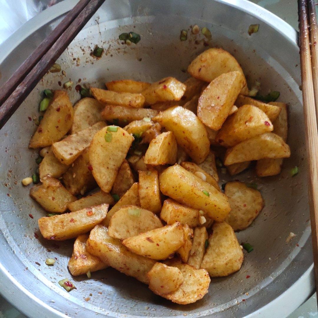 秒杀路边摊✨自制狼牙土豆🥔-在家就能做的美味「0失败」