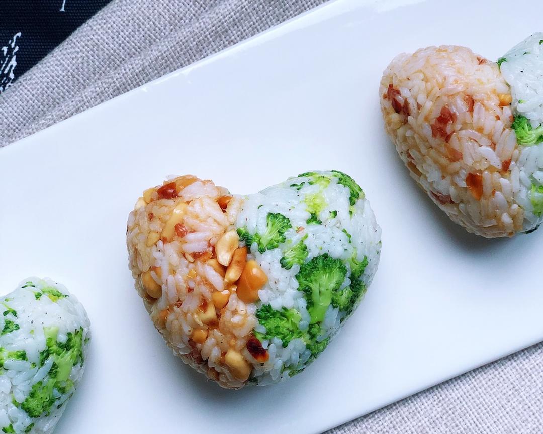 双拼❤️爱心饭团🍙便当的做法