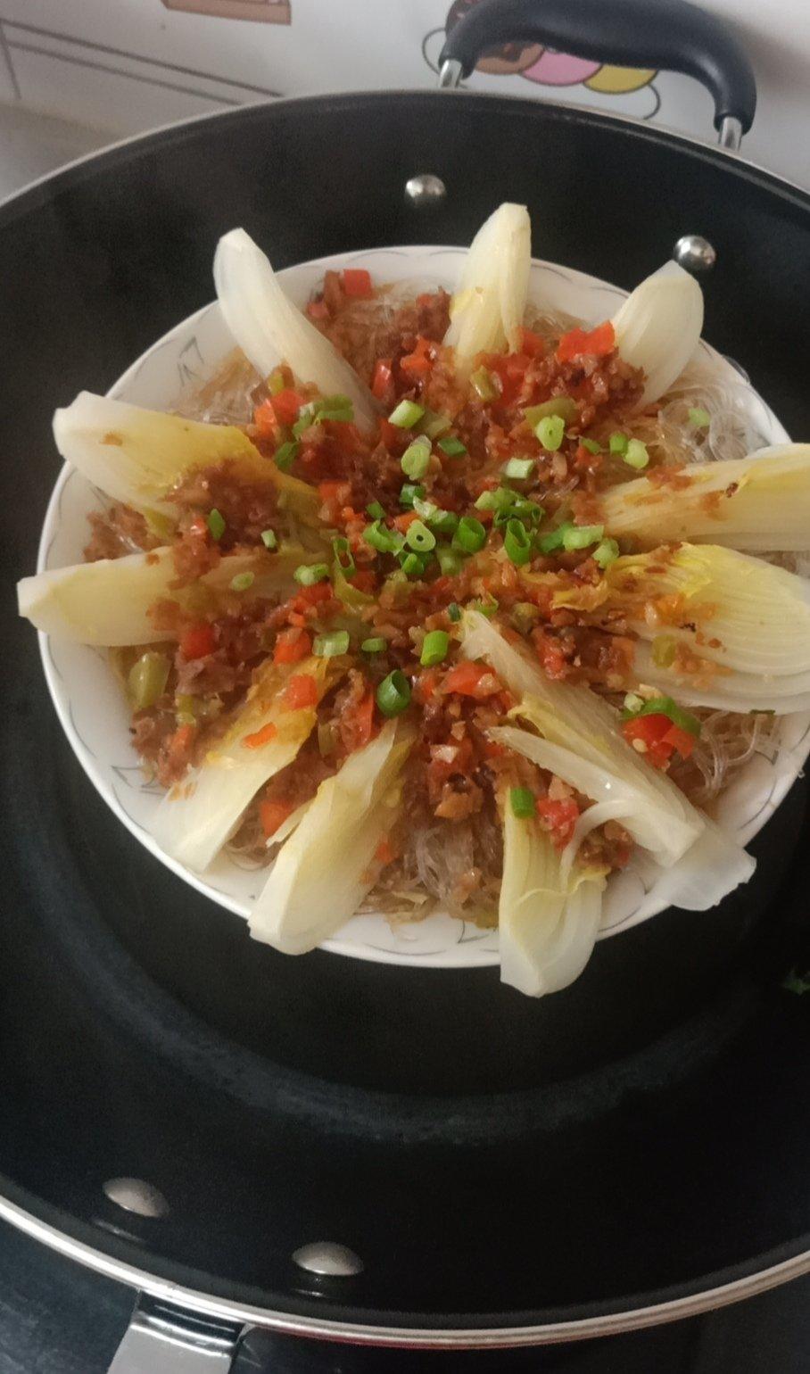 蒜蓉粉丝娃娃菜