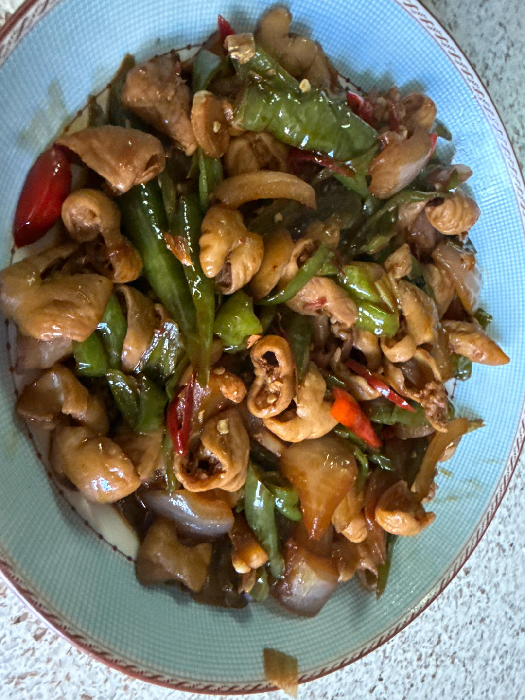 香辣过瘾的爆炒肥肠，这么做巨巨巨下饭！！