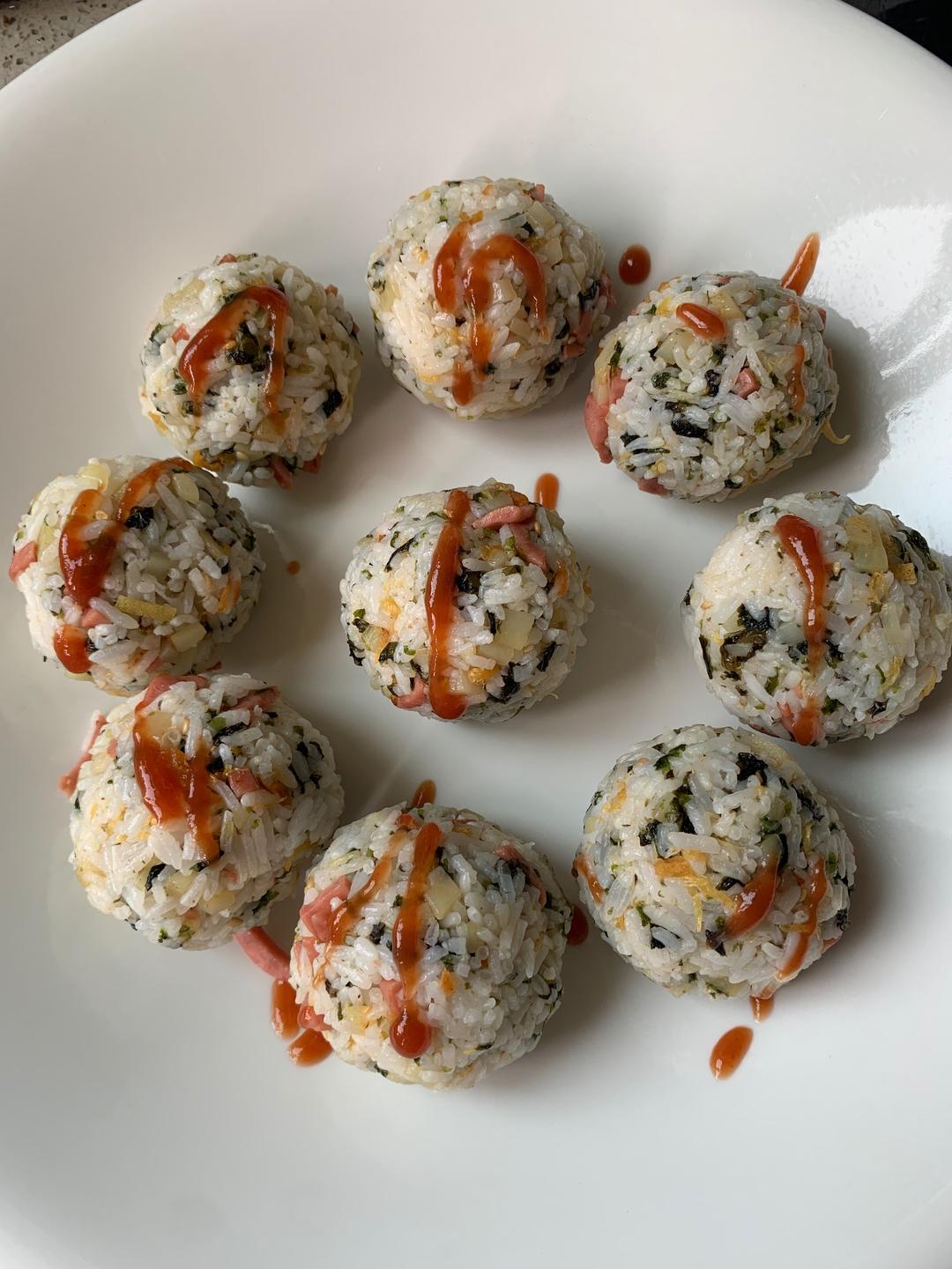 美味饭团的做法