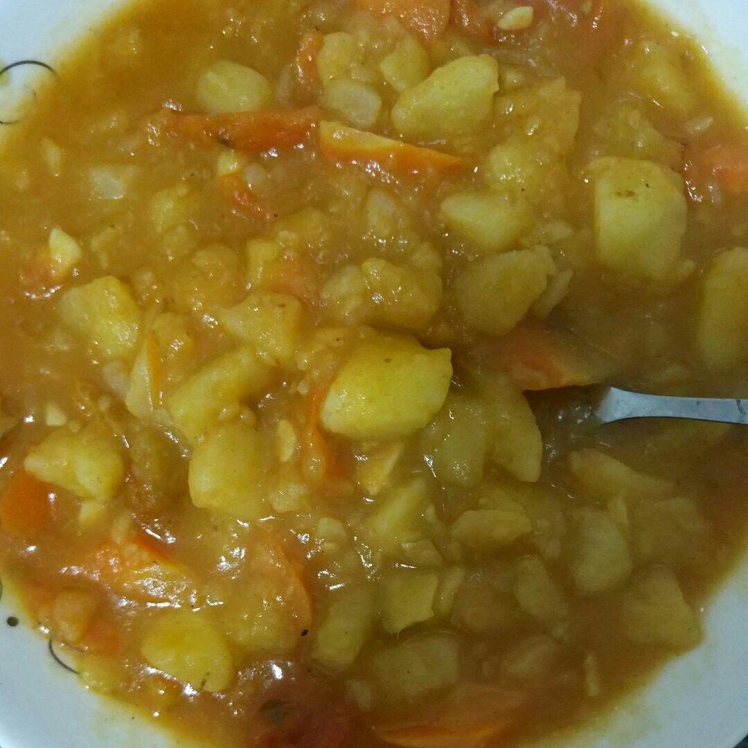 土豆咖喱鸡肉面包（低脂健康版）