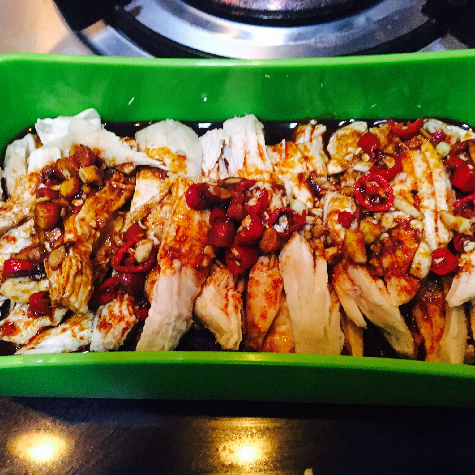 低脂重口味江湖菜——口水鸡大胸